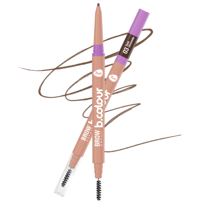 سفن ديز بي كولور قلم حواجب 0.06 جم 03 دارك شكولاته