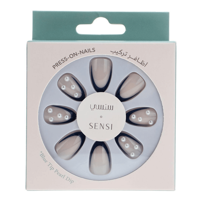 سينسي أظافر تركيب طرف لؤلؤي أزرق S04039-91116