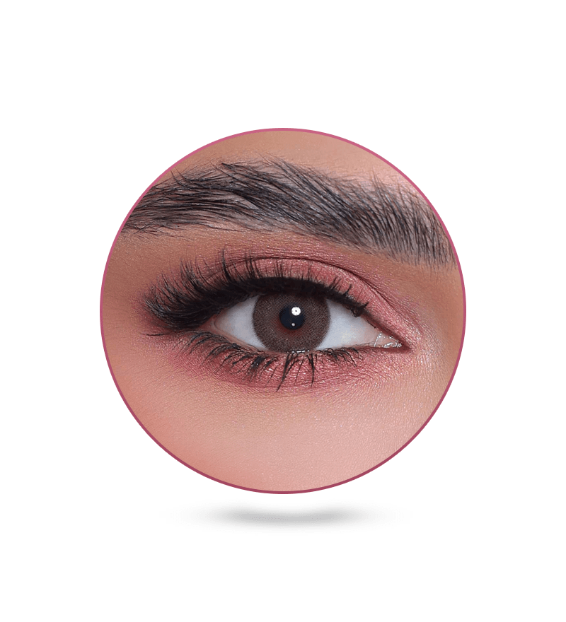 3D COLORS Monthly Lenses With a lens case - Cloud