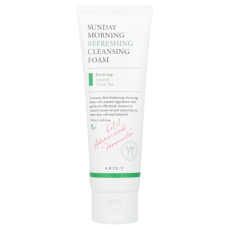 Axis-Y Sunday Morning Refreshing Cleansing Foam, 120 ml