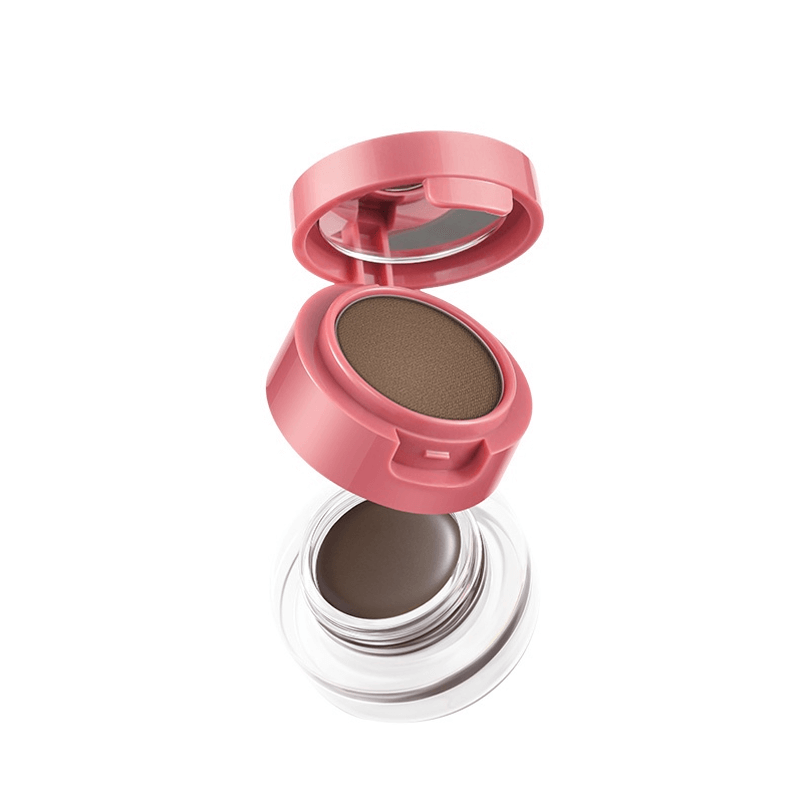 Pink Flash Dual-Effect Eyebrow Kit Powder &  Gel - Pf-E22 