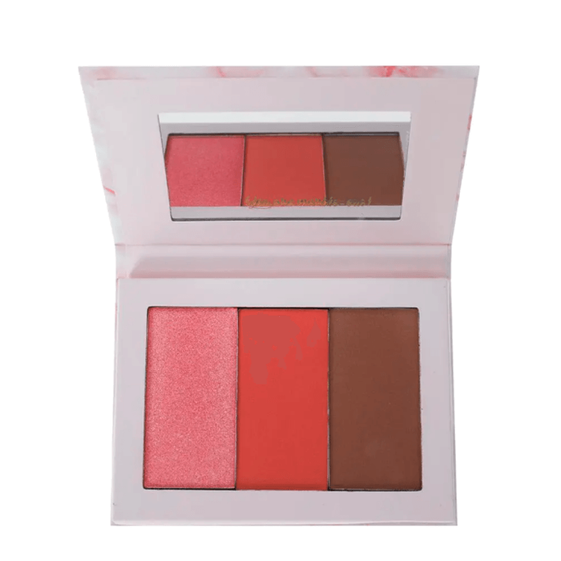 سينسي طقم بلاشر ماربل إفكت كريستال بينك 3 درجات