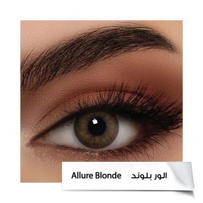 Bella Monthly Contact Lenses - Diamond Allure Blonde-2 lenses