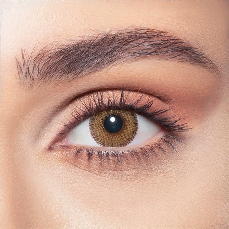 Bella Monthly Contact Lenses - Glow Radiant Hazelnut-2 lenses
