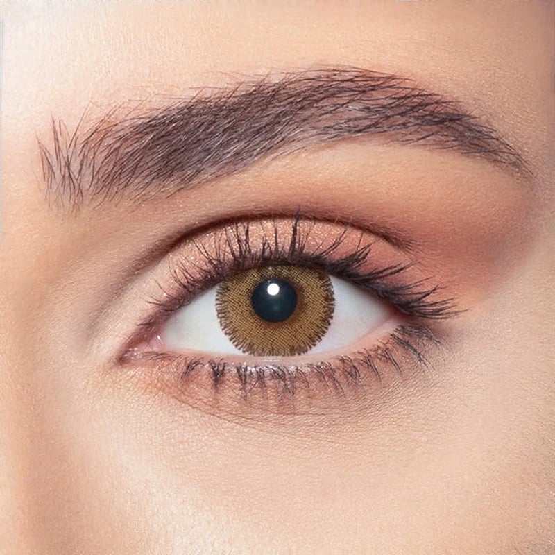 Bella Monthly Contact Lenses - Glow Radiant Hazelnut-2 lenses