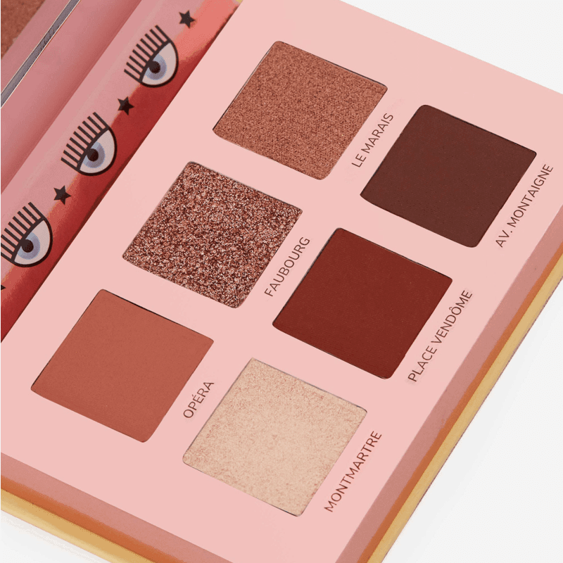 CHIARA FERRAGNI Eyeshadow Palette 6 Colors - Paris