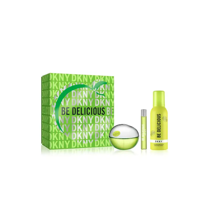 Dkny Be Delicious (W) Set EDP 100 ml + EDP 15 ml + Refreshing Shower Mousse 150 ml