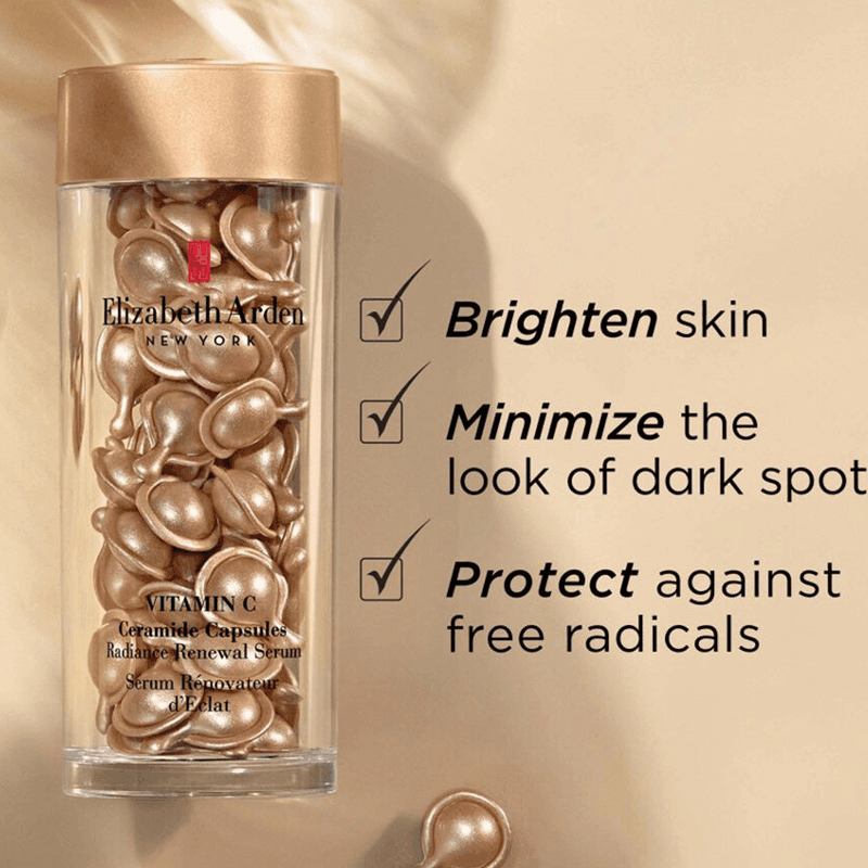 إليزابيث أردن كبسولات فيتامين سي سيراميد لتجديد الإشراقة 60 كبسولة