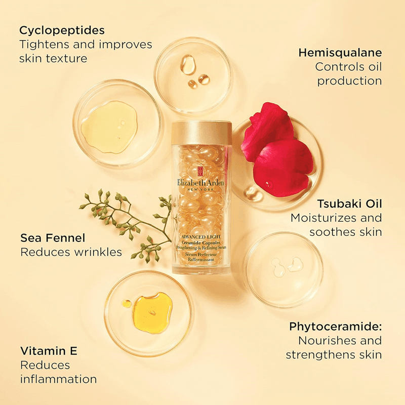 إليزابيث أردن كبسولات سيراميد لايت لتقوية وتجديد البشرة 90 كبسولة