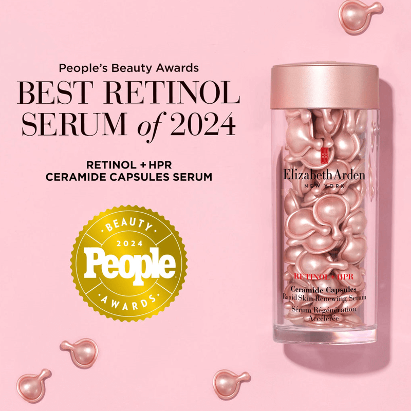 إليزابيث أردن كبسولات ريتينول + اتش بي ار سيراميد لتجديد البشرة 90 كبسولة
