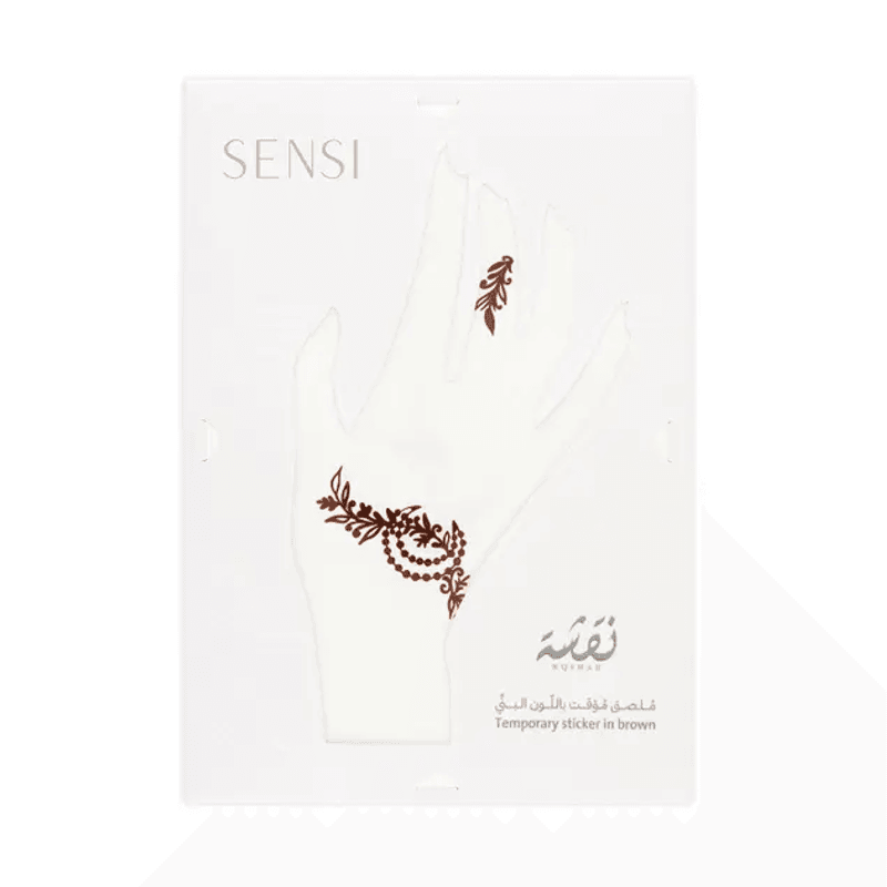SENSI Nqshah Henna Temporary Tattoo #4 Brown
