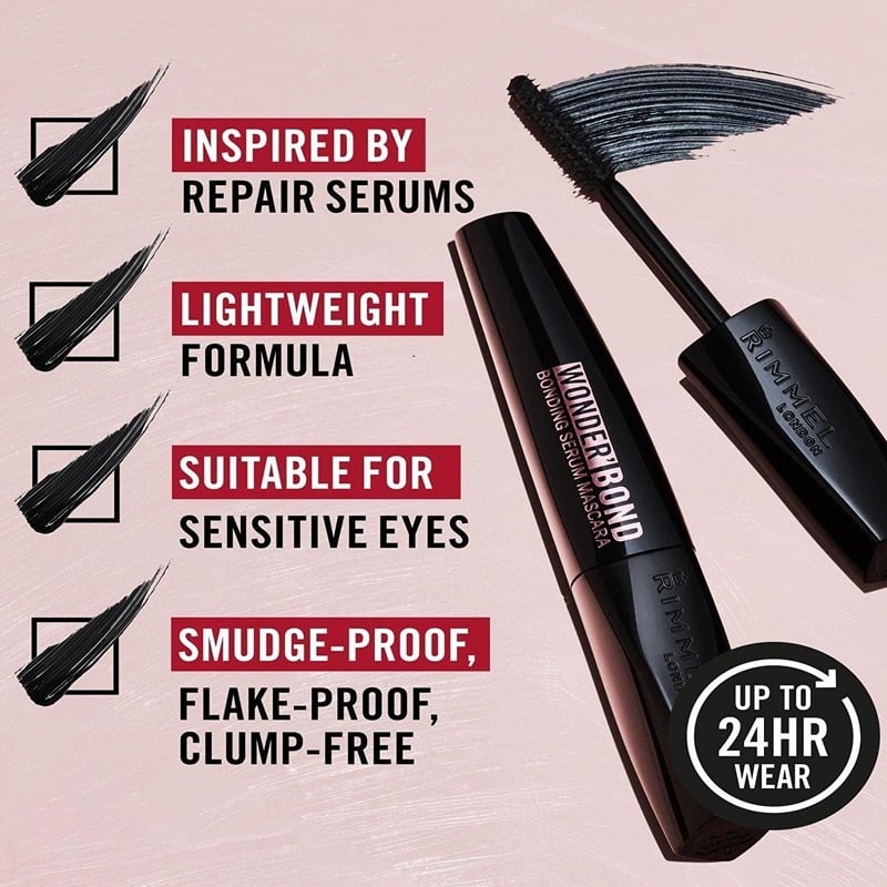 ريميل وندر ماسكارا 11 مل أسود