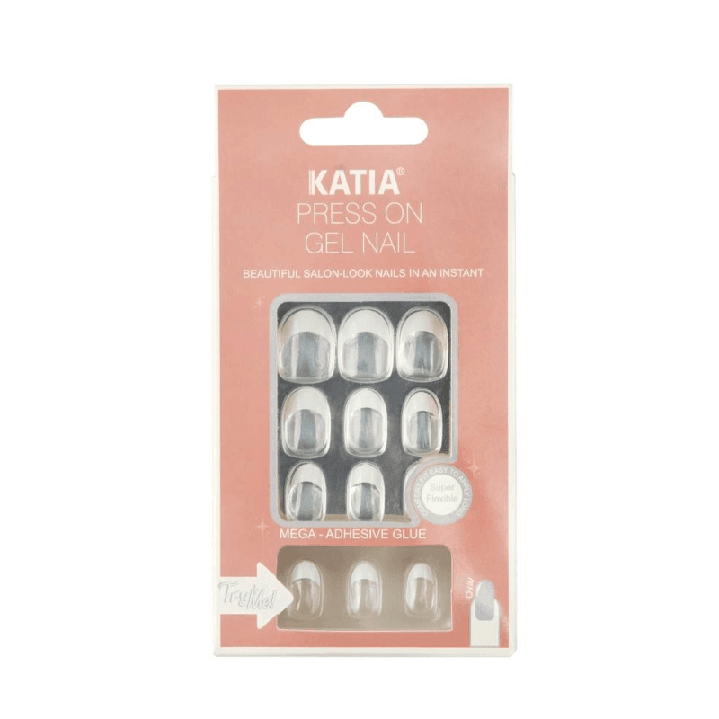 كاتيا نيلز أوفال فرينش شفافة - OK30