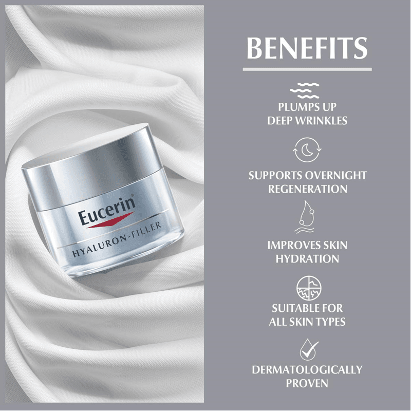 يوسيرين كريم نهاري هيالورون-فيلر 50 مل