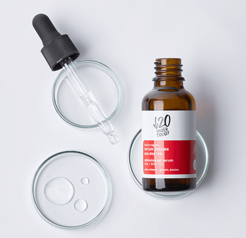 أندر توينتي سيروم مقشر جل ايه اتش ايه + بي اتش ايه 15%‏ – 30 مل