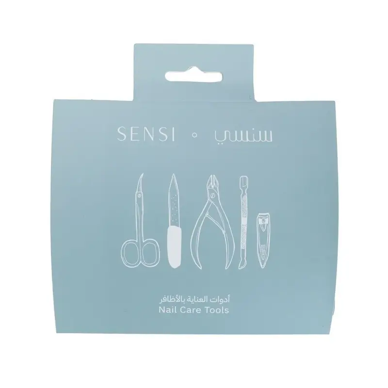 SENSI NAIL CARE TOOLS SET OF 5 PCS GREEN