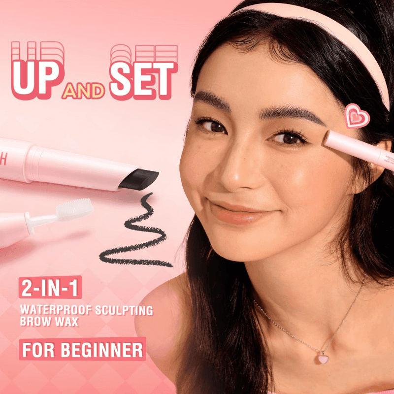 بينك فلاش 2×1 شمع حواجب مع فرشاة – Tp01