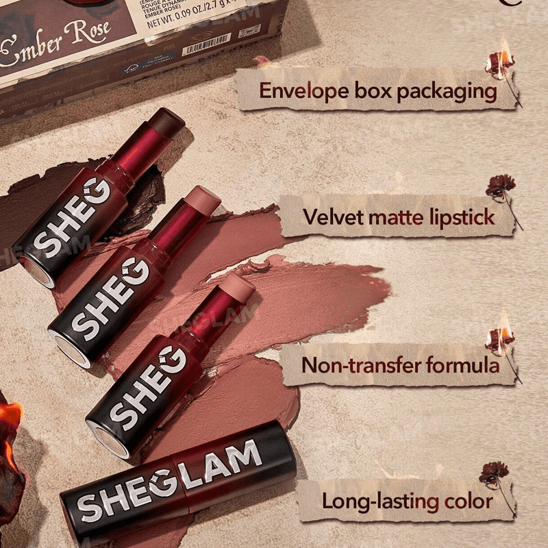 شيجلام إمبر روز طقم داينامات بوم روج مات (إمبر روز سيت)