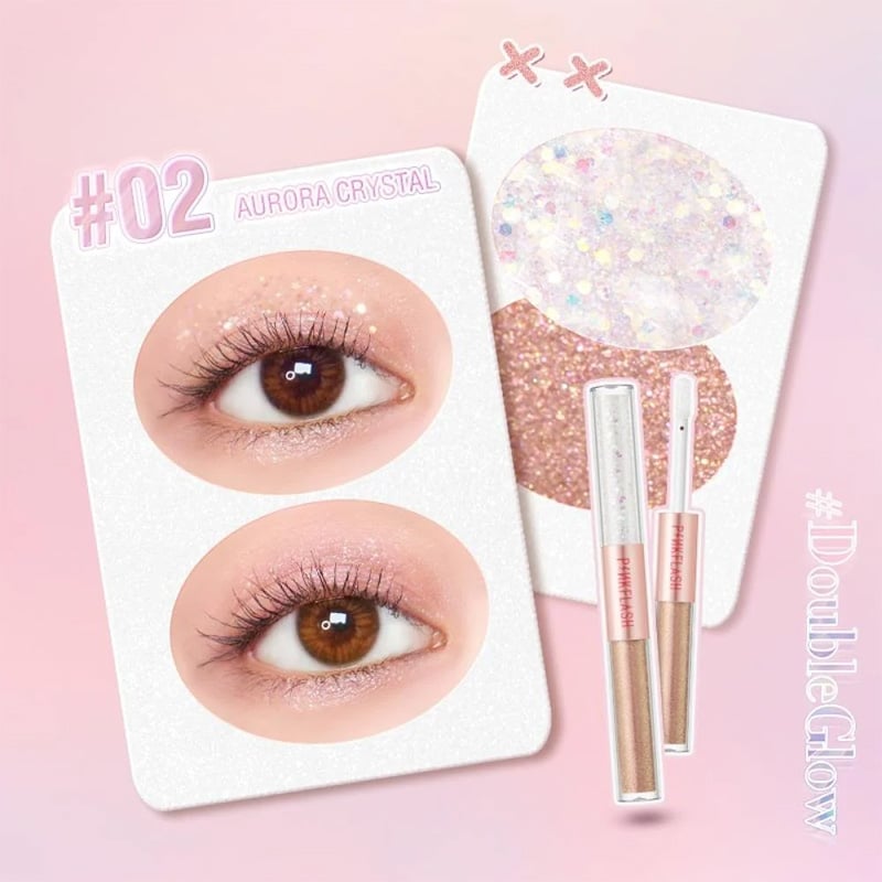 بينك فلاش آيشادو سائل ملون (02)