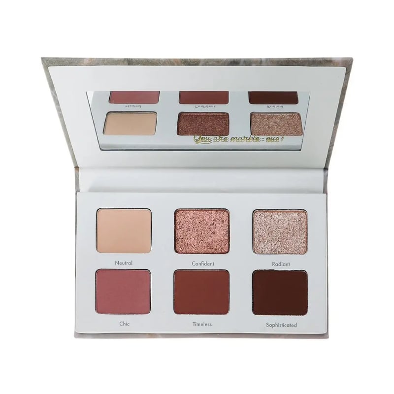 Sensi Marble Effect Terracotta Nudes 6 Shades Eyeshadow Set