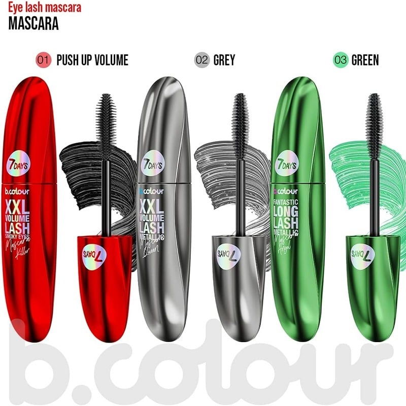 7DAYS B.COLOUR Metallic mascara 8 ml