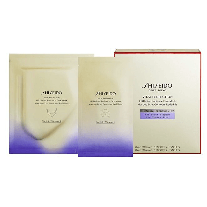 شيسيدو فايتال برفكشن ماسك وجه إشراق ليفت ديفاين (قطعتين × 6 مجموعات)