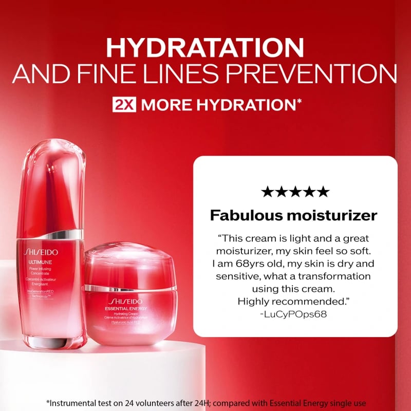 شيسيدو كريم نهاري إيسنشال إنرجي مرطب بعامل حماية من الشمس 20 – 50 مل