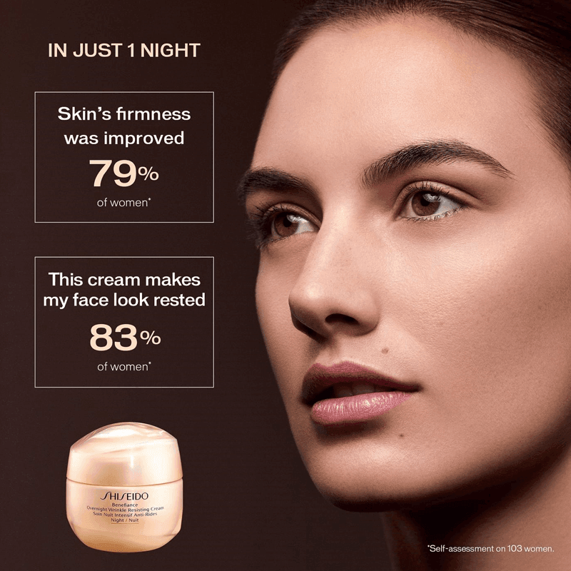 شيسيدو كريم بينيفيانس الليلي المقاوم للتجاعيد 50 مل