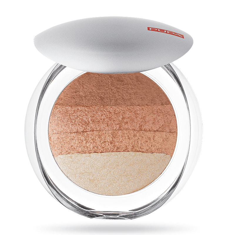 Pupa Milano LUMINYS MULTI USE 05 GOLD STRIPES BAKED Face POWDER 9g