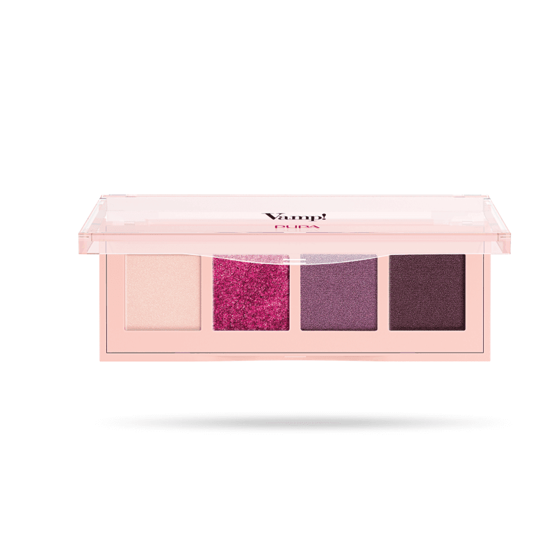 Pupa Milano Vamp! # 004 VIBRANT PLUM (W) 4 COLOUR 5.2G Eyeshadow Palette