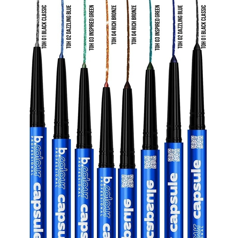 سفن ديز بي كولور برو كبسول قلم عيون سموكي ولامع 2 في 1