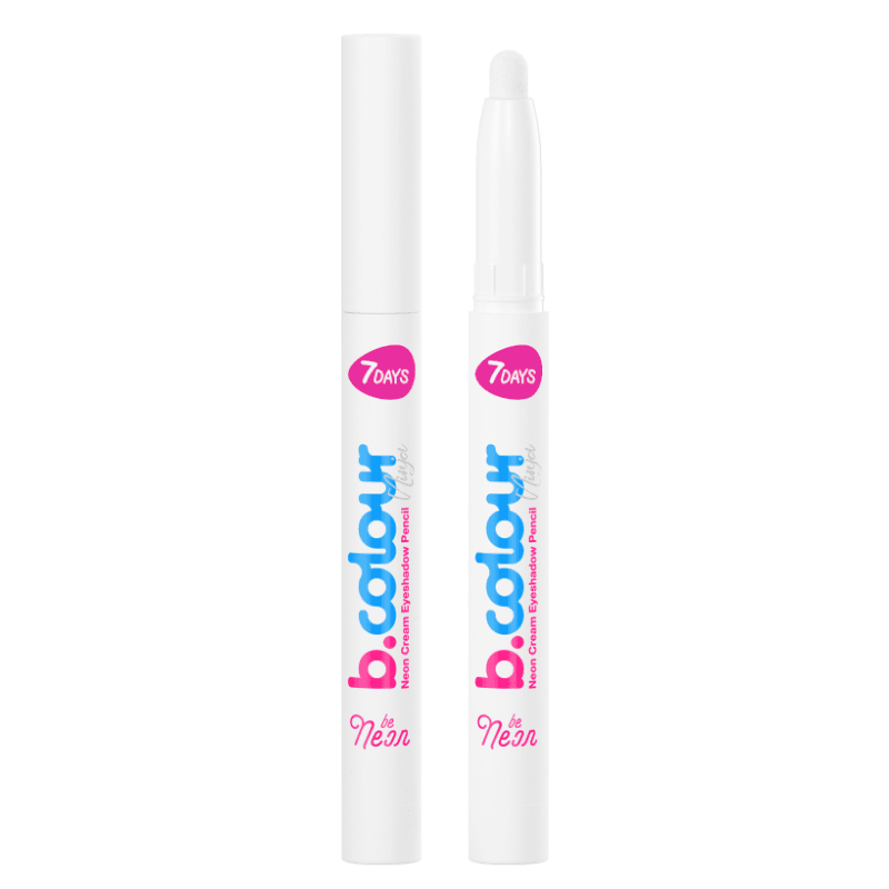 7DAYS B.COLOUR Neon cream eyeshadow pencil 01 Ninja, 1,3 g