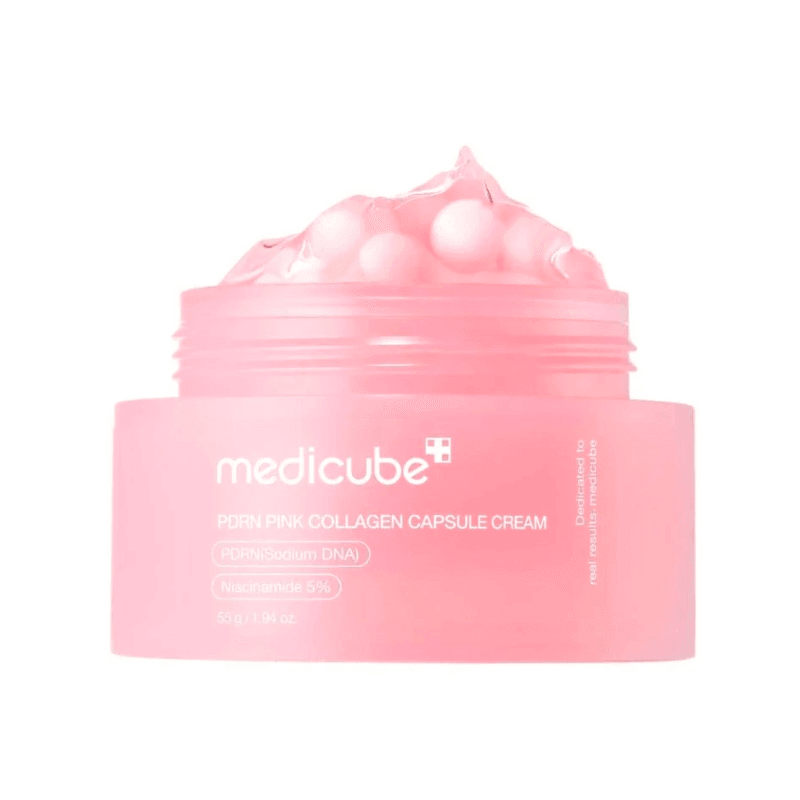 كريم كبسولات الكولاجين الوردي من ميديكيوب