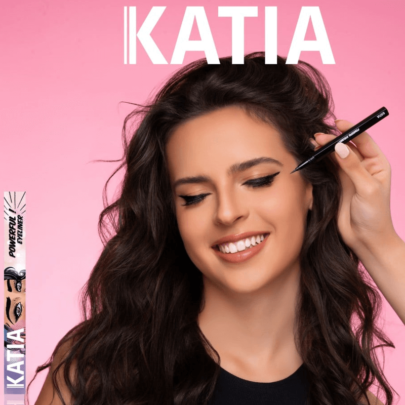 Katia Powerful! Liquid Eyeliner - Black