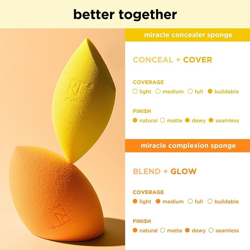 REAL TECHNIQUE Mcs + Concealer Sponge