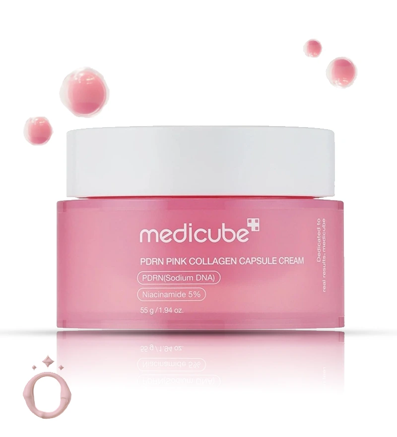 كريم كبسولات الكولاجين الوردي من ميديكيوب 1