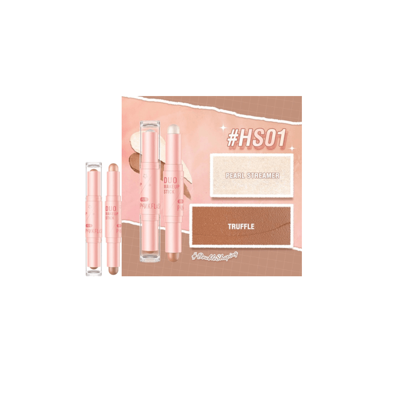 Pink Flash Highlighter And Contour Duo Makeup Pen - Pf-F21